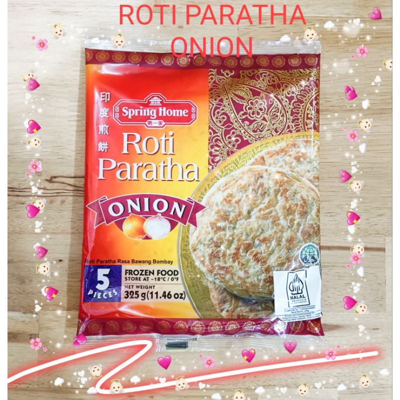 Jual ROTI PARATHA ONION 5PC 325GR / ROTI PARATHA ORIGINAL 400GR 5 ...