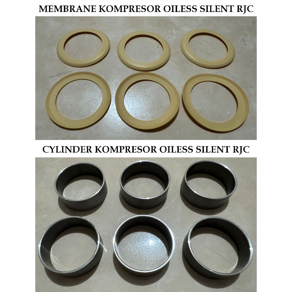 Jual membrane dan cylinder kompresor RJC OILESS SILENT | Shopee Indonesia