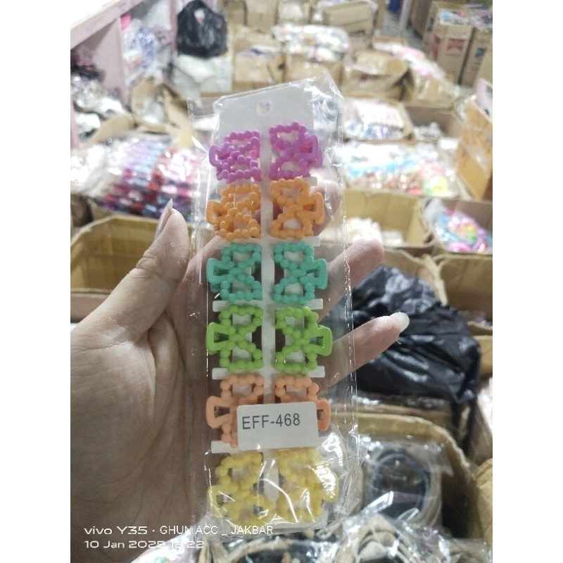 Jual JEPIT RAMBUT MINI WARNA ISI 12 PCS | Shopee Indonesia