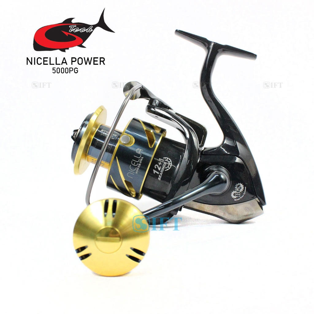 Jual Reel G-Tech NICELLA POWER SWA C3000 4000 5000 HG PG | Power Handle ...