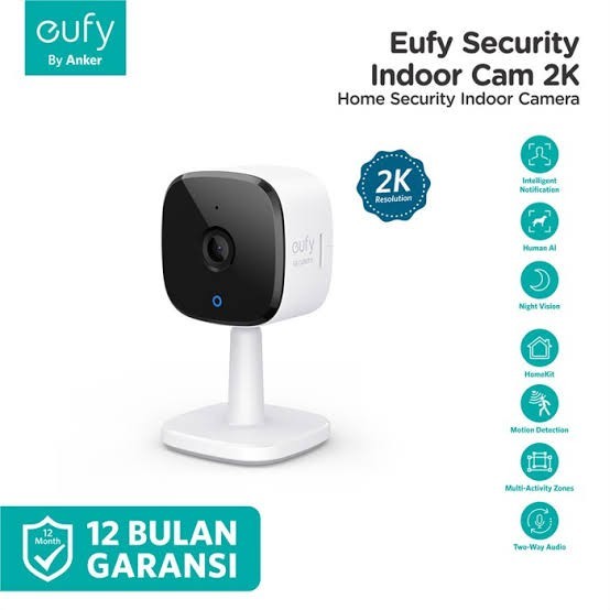 eufy Security Camera Floodlight E340 Filaire, Rotation à 360° et