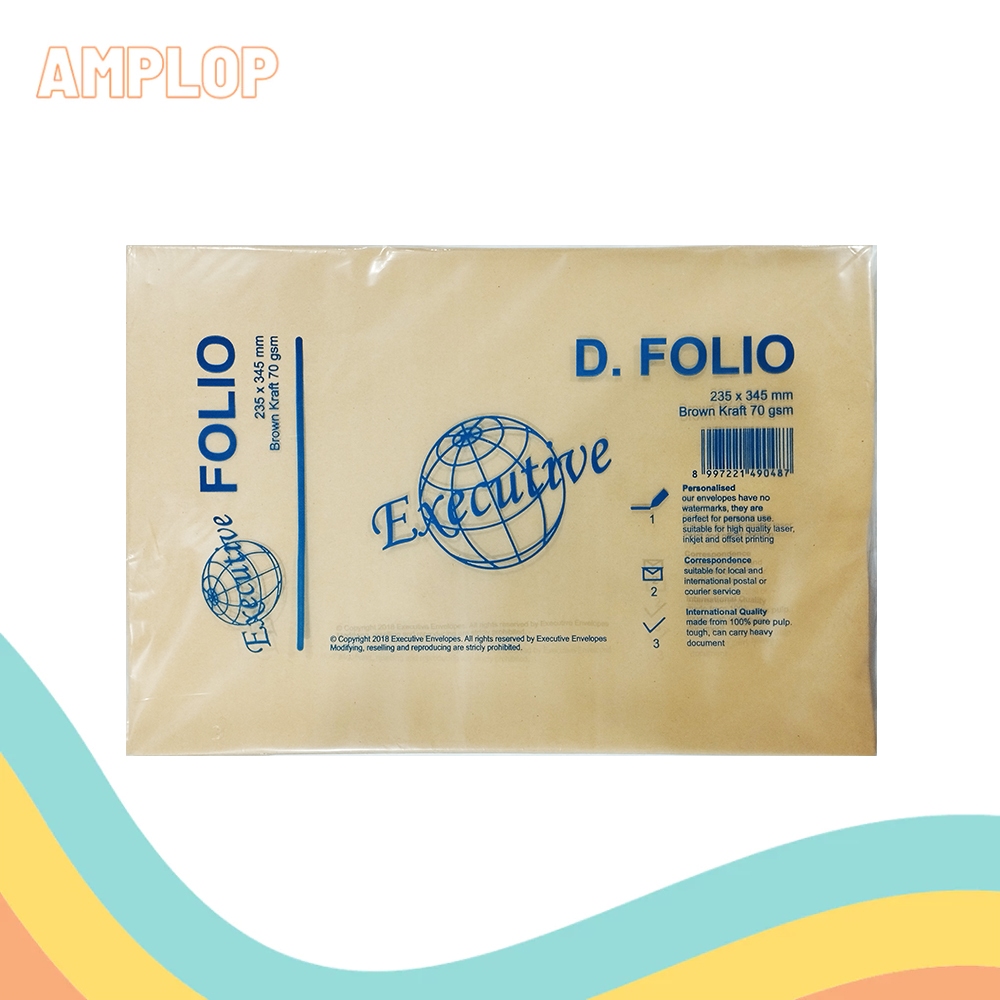Jual AMPLOP KESING D-Q1 EXECUTIVE FOLIO (1 PACK) | Shopee Indonesia