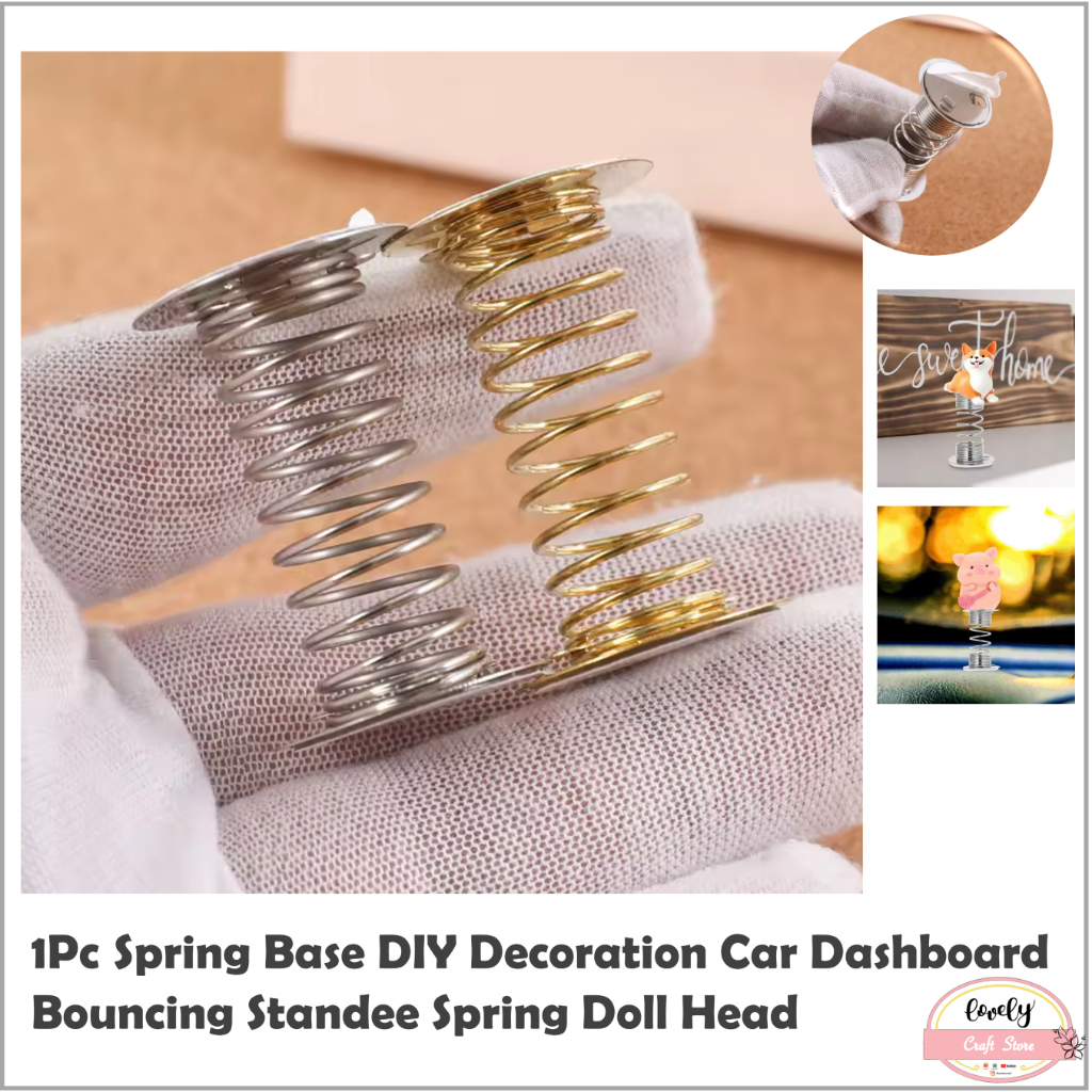 Jual LovelyCraftStore | DIY Spring Base Spring Doll Head, Bouncing ...