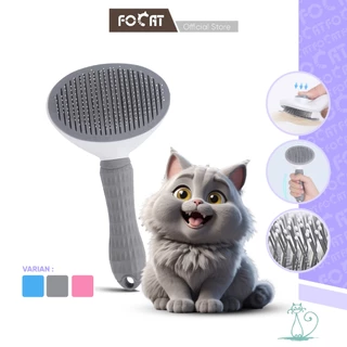 FOCAT Sisir grooming Kucing Anjing F01 Pet Grooming Brush Sisir Perawatan Peliharaan
