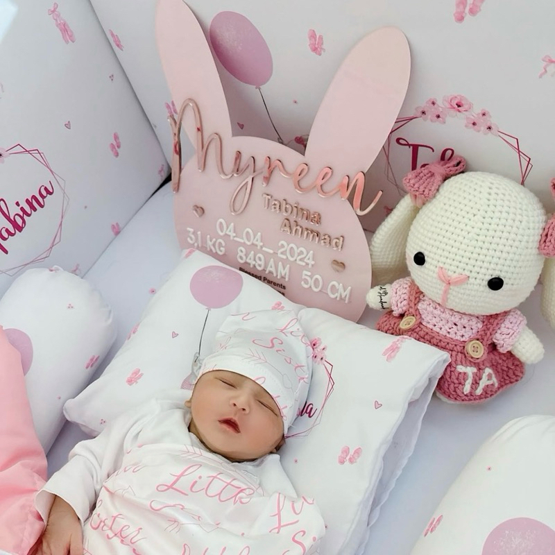 Jual Bunny Hospital Board | Biodata Anak | Hospital Board Custom ...