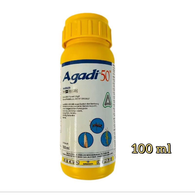 Jual Agadi 100 ml insektisida sistemik Racun Kontak pembasmi hama kutu ...