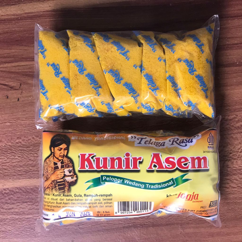 Jual Kunyit Asem Khas Jogja Telaga Rasa Kemasan Sachet | Shopee Indonesia