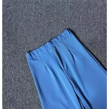 Cozie Pants Long Cullote Basic Rib Knit Celana Kulot Wanita Highwaist Rib Knit Premium
