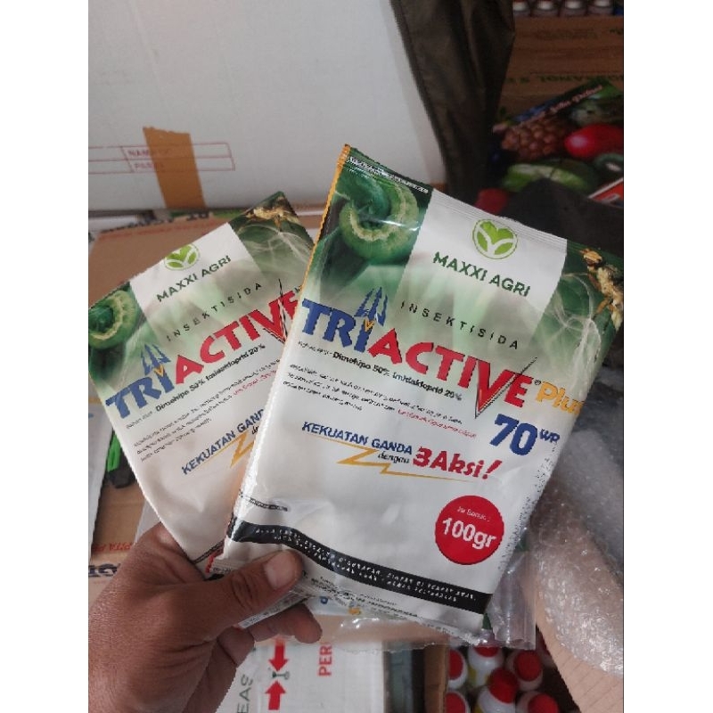 Jual TRIACTIVE PLUS 70 WP/pembasmi kutu daun, ulat dan wereng | Shopee ...