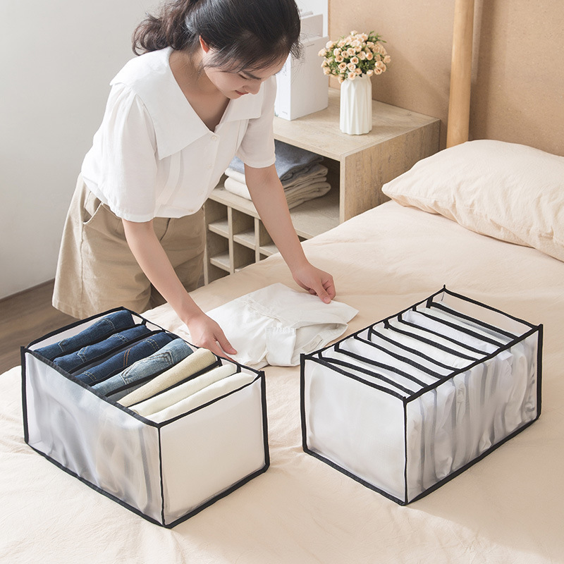 Jual Kotak Sekat Pakaian Organizer Storage Bra Box 7 Grid Organizer ...