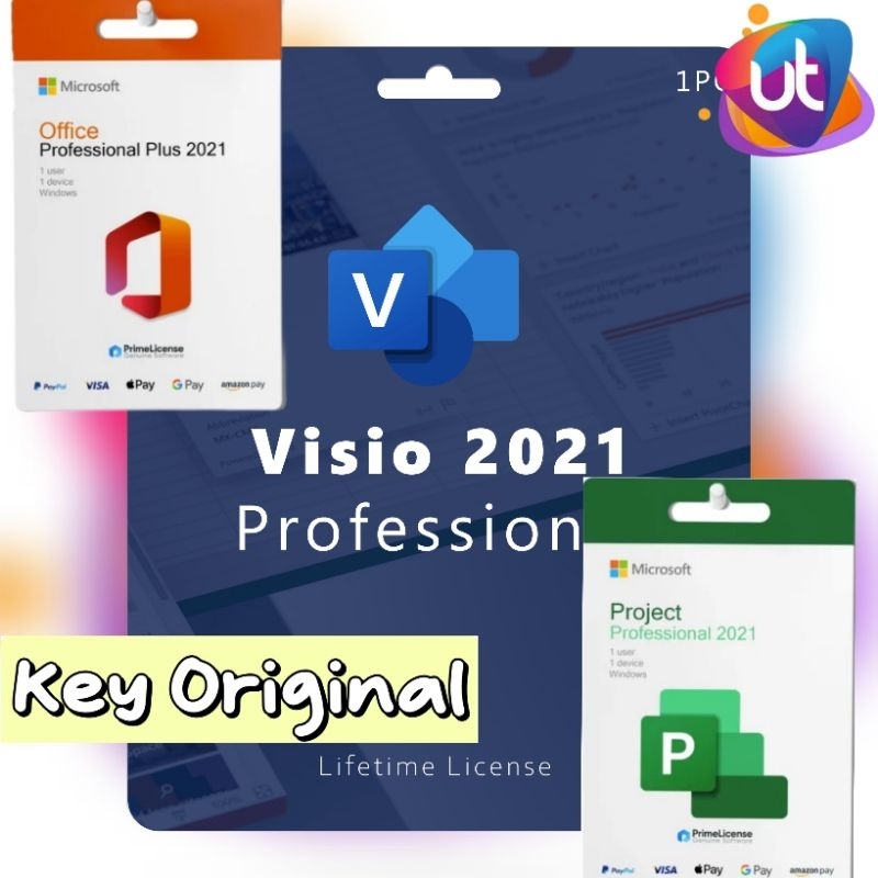Jual BUNDLING msoffice+Visio+projectpro2021 100% ORIGINAL | Shopee ...