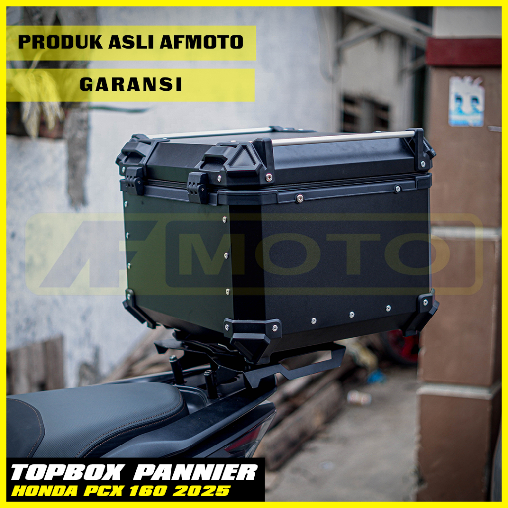 Jual TOP BOX ALUMUNIUM 55L PANNIER + BREAKET HONDA PCX 160 2025 GEN 2 ...
