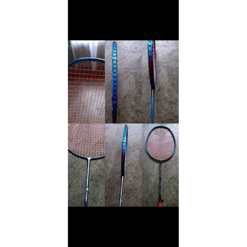 Jual Raket bulu tangkis Merek lining 3d calibar x combat | Shopee Indonesia