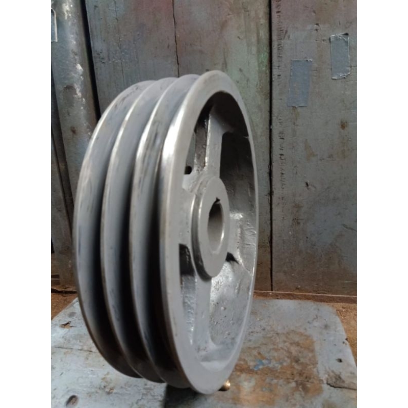 Jual Puli besi jari c3 X 14 inch PULLY POLLEY 3 JALUR /as 60 mm ...