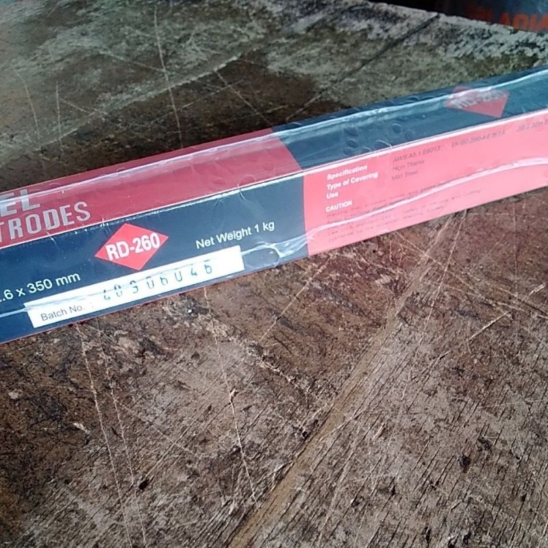 Jual Kawat las RD260 2.6mm x 350mm kemasan 1kg | Shopee Indonesia