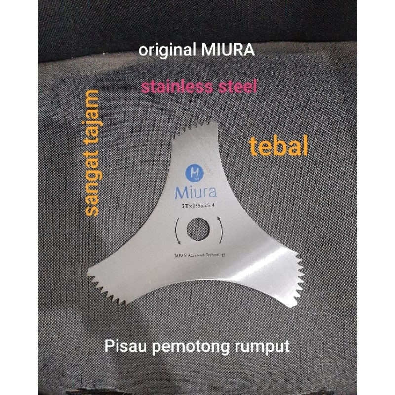 Jual pisau potong rumput model 3 mata 3T stainless 4T 8T | Shopee Indonesia