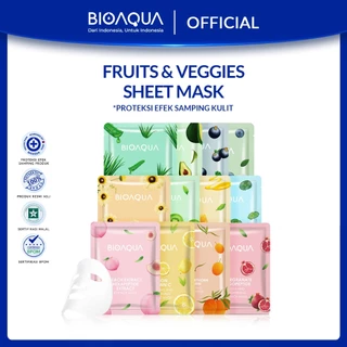 [BUY 7PCS GET 10% OFF]-BIOAQUA Natural Skin Care Mask Masker Sheet / Mask Sheet / Masker Wajah Memutihkan Anti-Acne Hyaluronic Acid Hydrating Essence Face Mask
