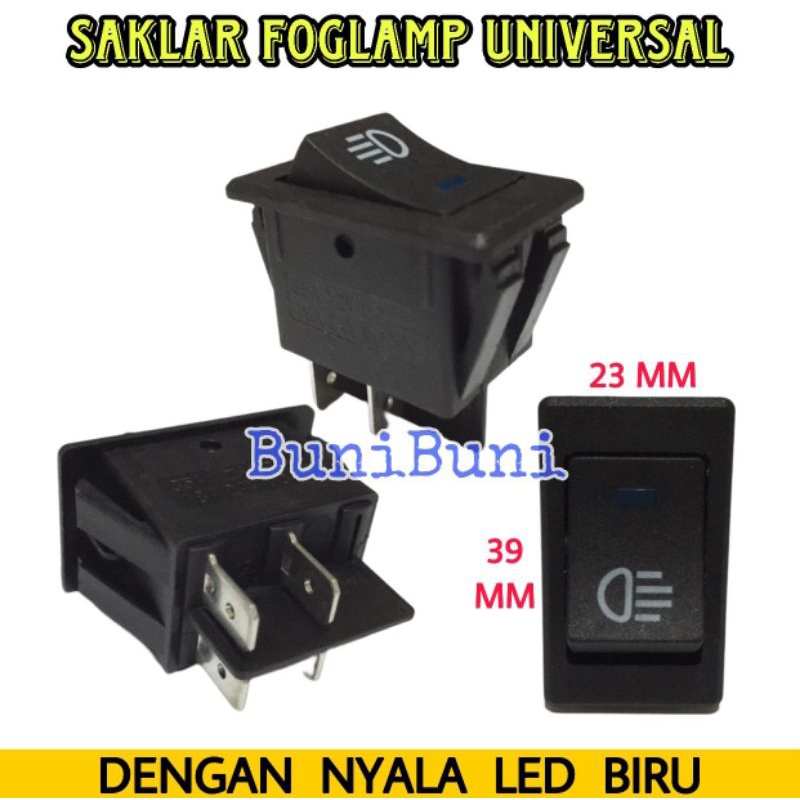 Jual SAKLAR LAMPU KABUT MODEL PIANO / SWITCH LAMPU FOGLAMP MOBIL 4 PIN ...
