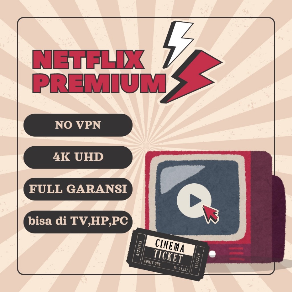 Jual NETFLX VIP FULL GARANSI 4K UHD ALL DEVICE 4K UHD | Shopee Indonesia