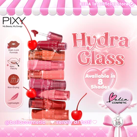 ™ BELIA ™ PIXY Hydra Glass Lip Tint Non Drying Shiny Gloss Finish