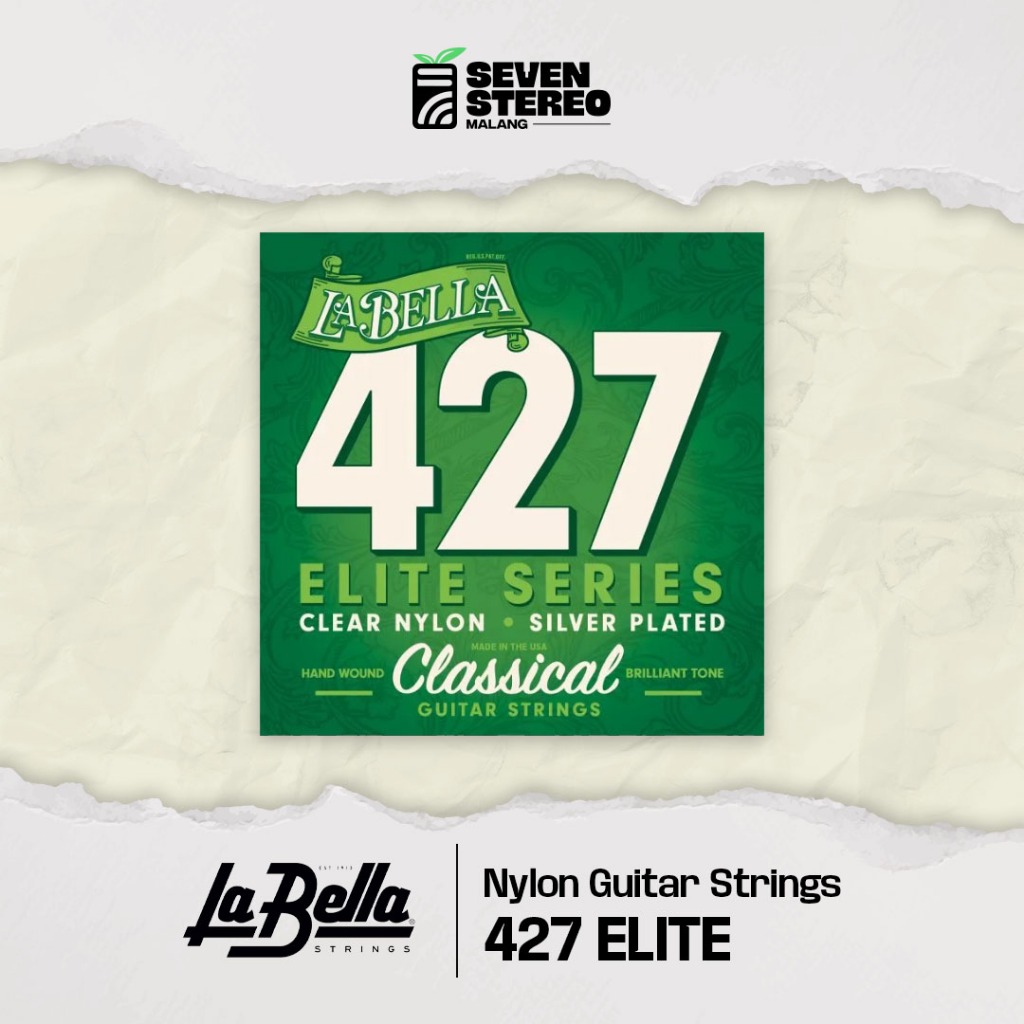 Jual La Bella 427 Elite – Clear Nylon Classical Guitar String Senar ...