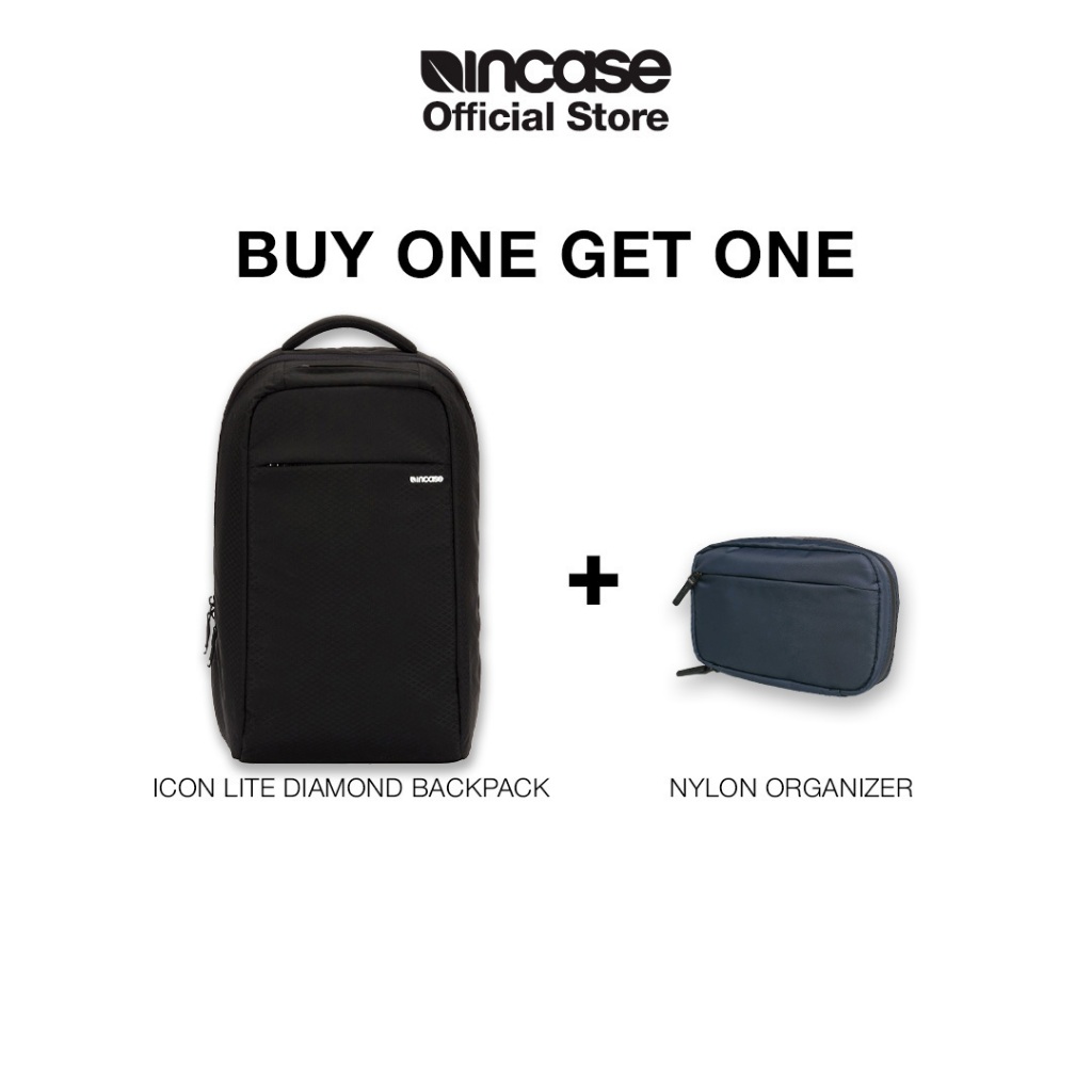 Jual Incase Icon Backpack Series | Buy 1 Get 1 Pouch Organizer | Shopee ...