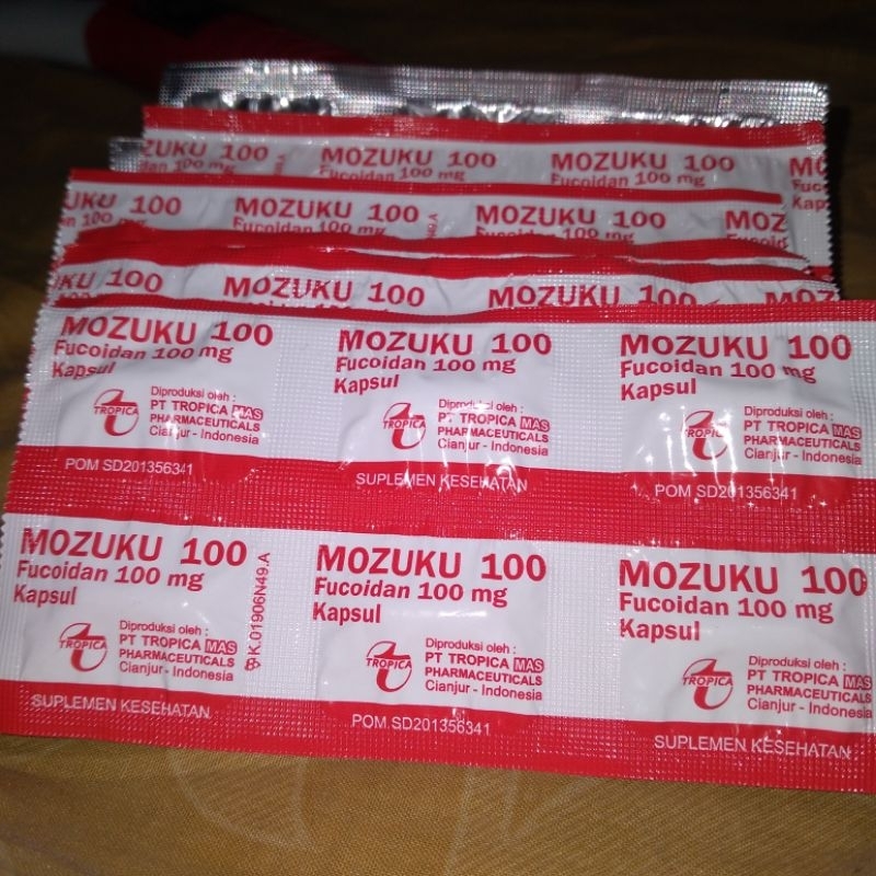 Jual Mozuku 100mg perlembar 6 kapsul | Shopee Indonesia