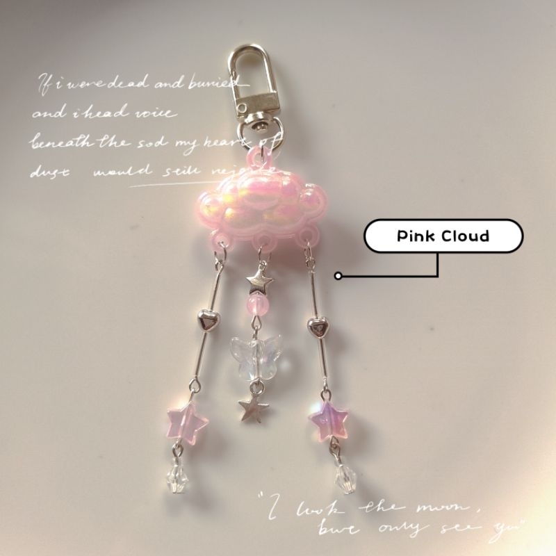 Jual Shining Cloud Keychain/Luxury Keychain/Manik Manik Premium ...