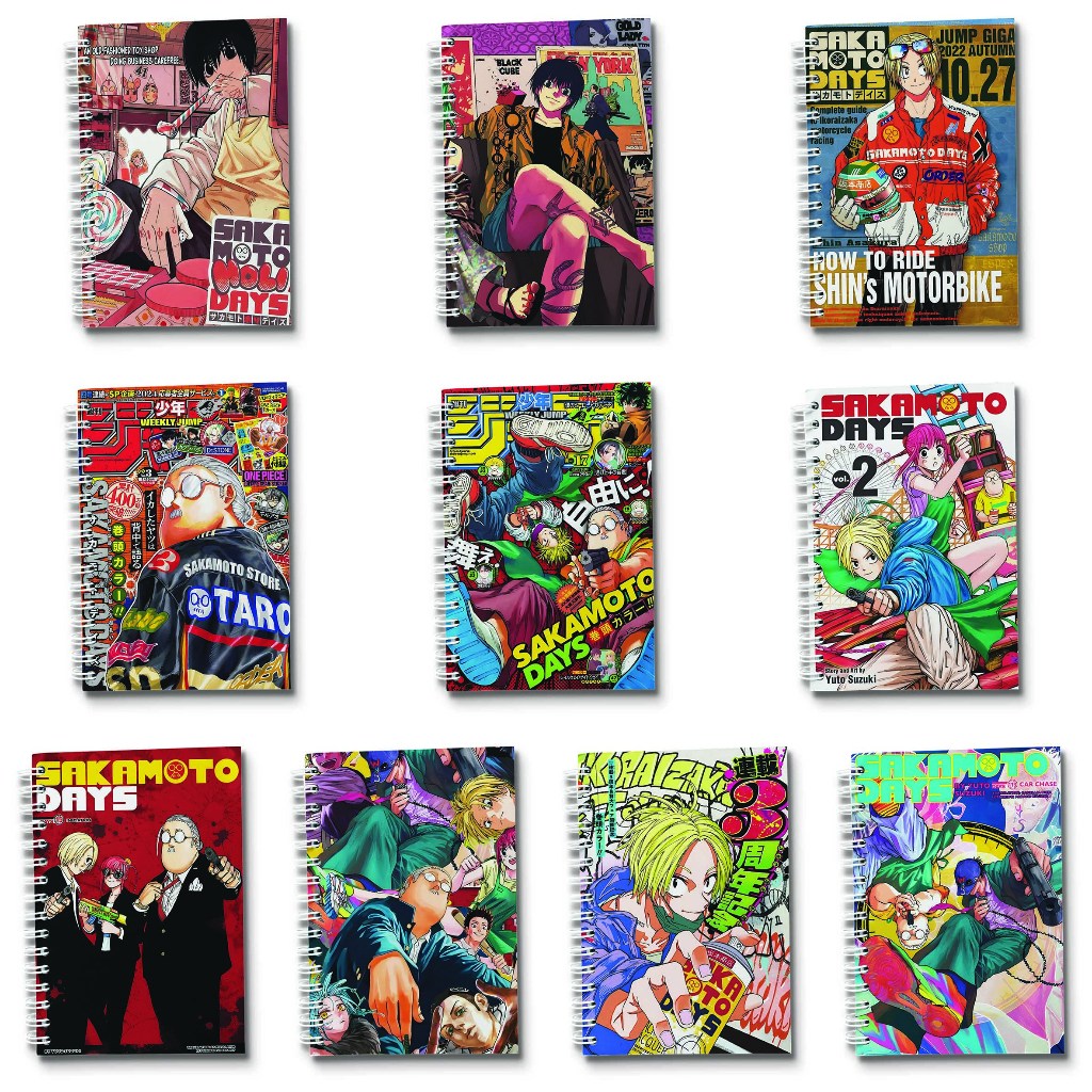 Jual Note Book Spiral Large (10 cm X 14 cm) Edisi Sakamoto Days #2 ...