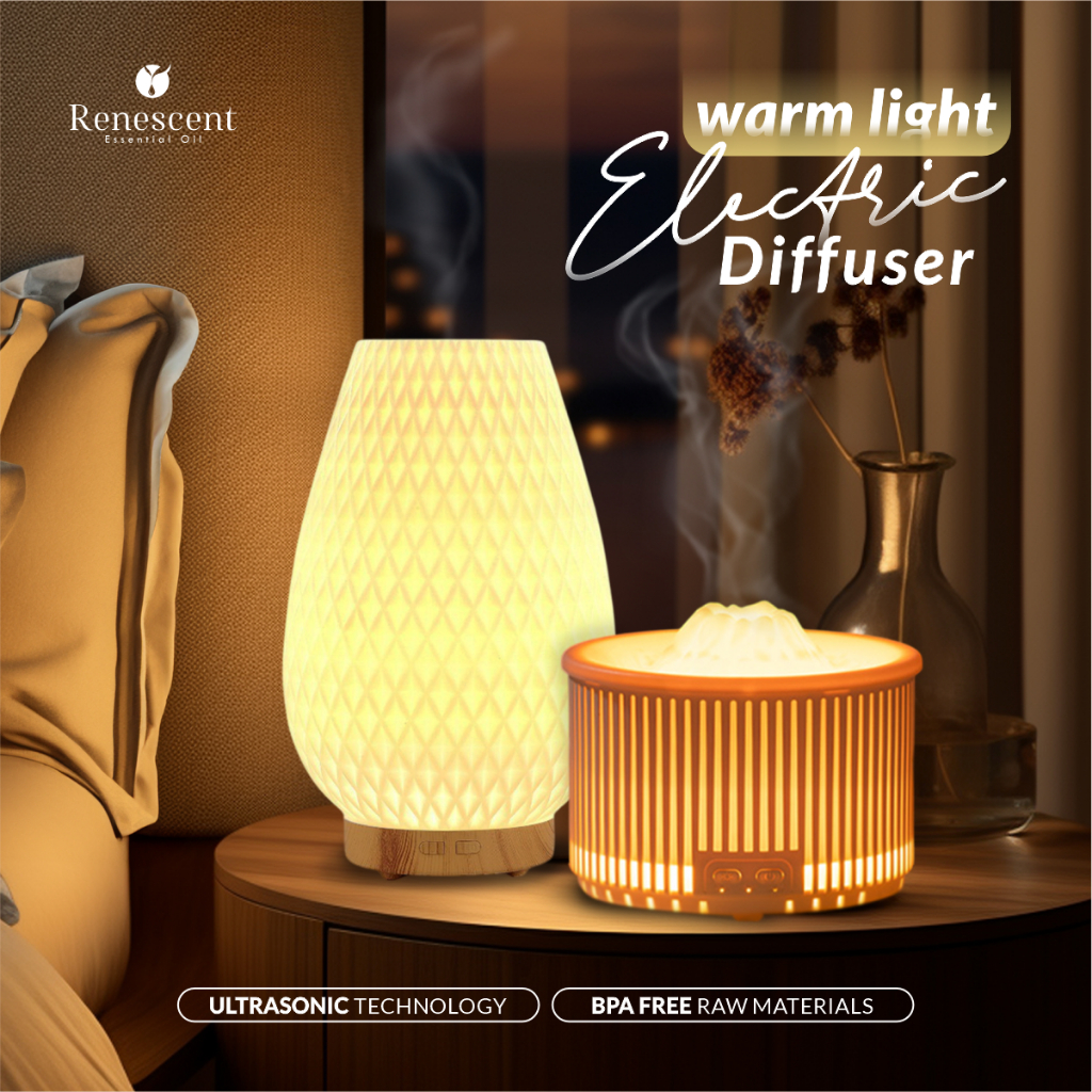 Jual Renescent Hive & Lava Diffuser 500ml Warm Light Pengharum Ruangan ...