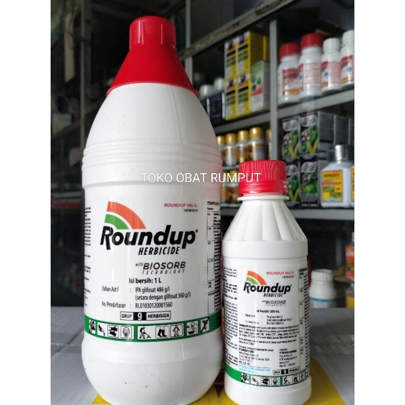 Jual Roundup 486 SL Herbisida Sistemik Racun Rumput Liar | Shopee Indonesia