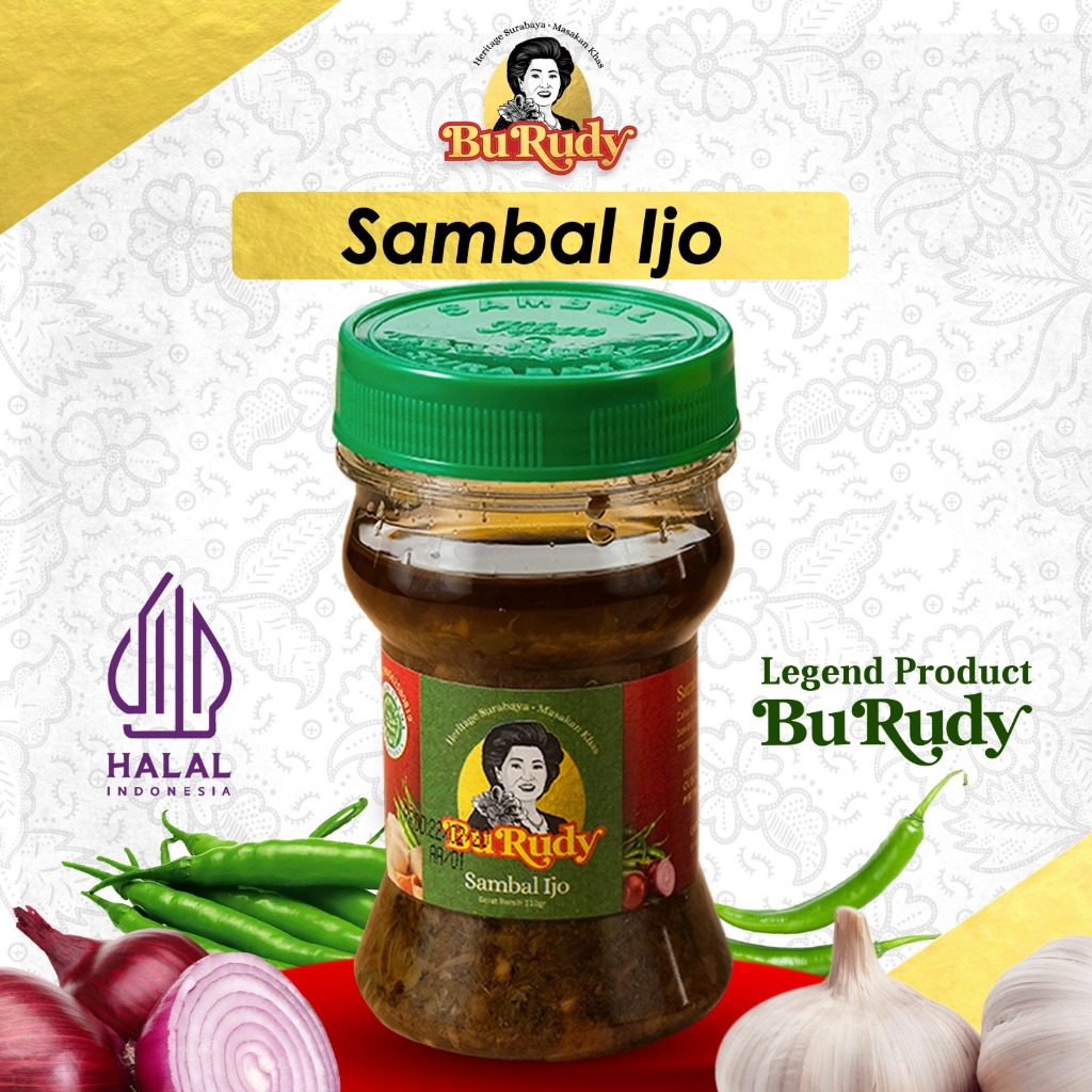 Jual Sambal Ijo Bu Rudy Kemasan Botol 110g – Oleh-Oleh Legendaris Khas ...