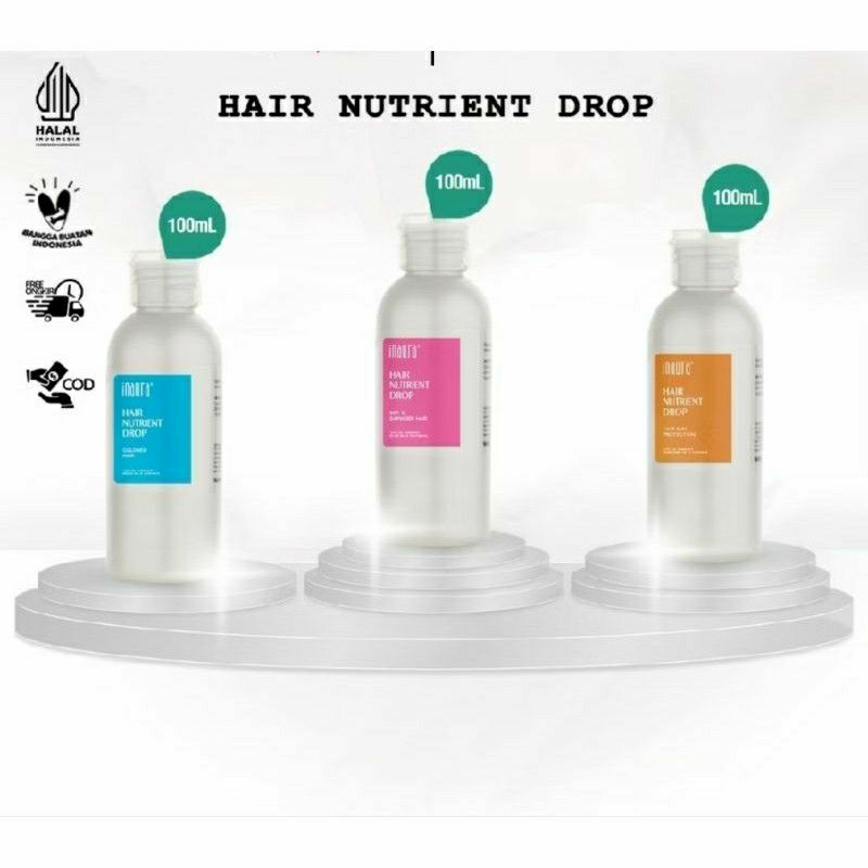 Jual INAURA Hair Vitamin Nutrient Drop 100ml - Kemasan botol | Shopee ...