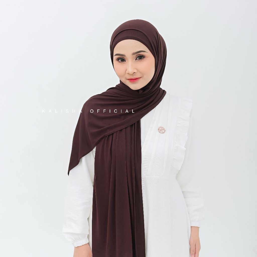 Kalisha X Mima Tarra Pashmina Inner Oval Bahan Viscose Rayon