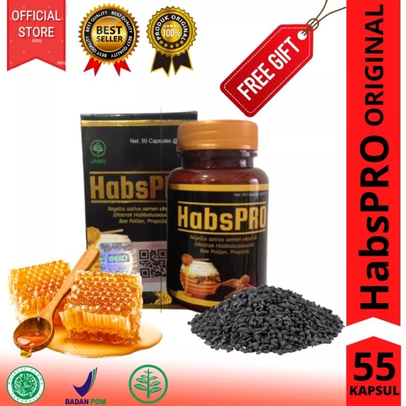 Jual habSPRO orginal isi 55 kapsul | Shopee Indonesia