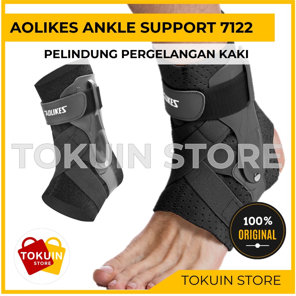 Jual Ankle Support Aolikes 7122 Protector Brace Deker Pelindung Engkel ...