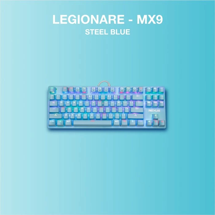 Jual Keyboard Gaming Rexus Mecha RGB MX9 TKL Blue | Shopee Indonesia