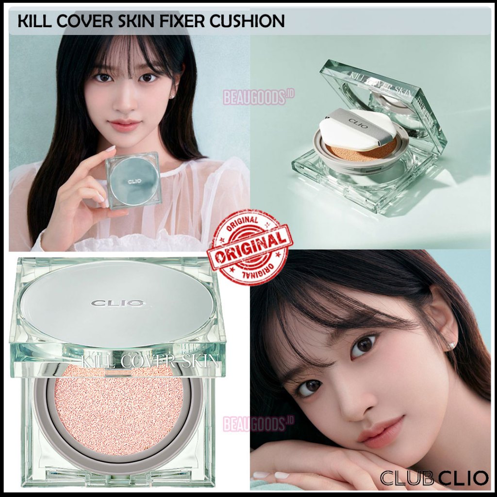 Jual CLIO Kill Cover Skin Fixer Cushion Set + Refill - ORIGINAL KOREA ...