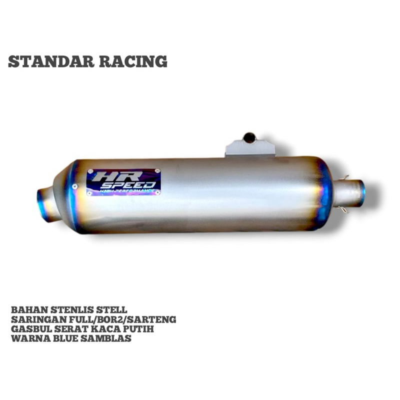 Jual Knalpot standar racing selincer only original hr speed exhaust ...