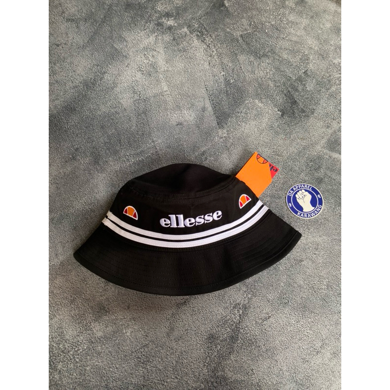 Ellesse LORENZO BUCKET HAT UNISEX - Hoed - black/zwart