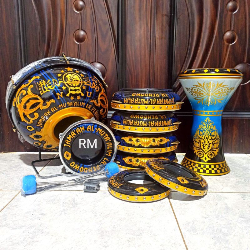 Jual 1 Set Rebana Ukir Jepara Lengkap | Shopee Indonesia