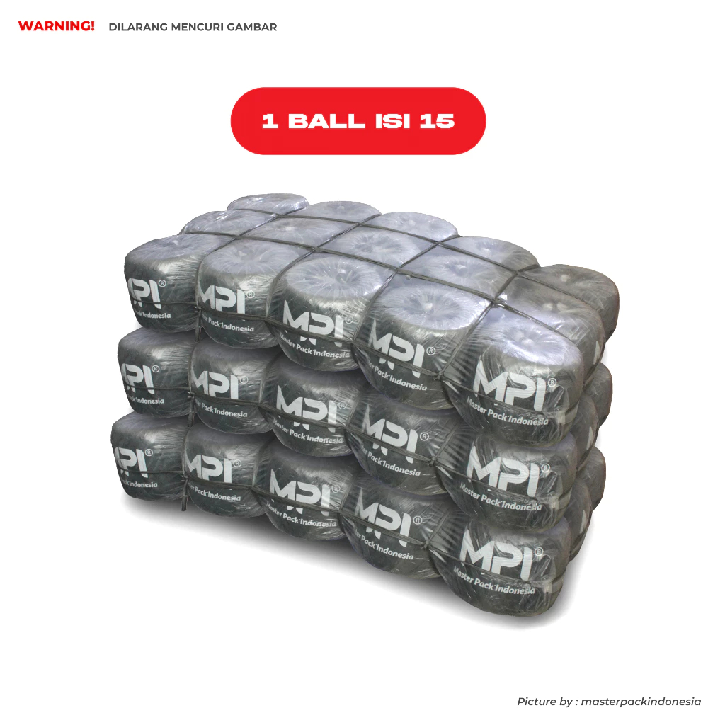 Jual TALI RAFIA HITAM 1 BALL 15 KG | Shopee Indonesia