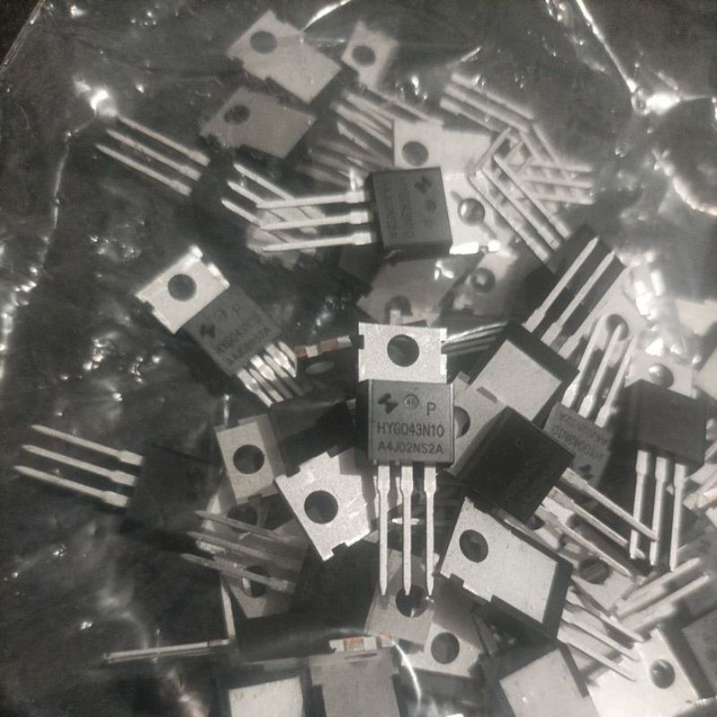 10 Transistor HYG042N10NS1P TO-220 - Per Progetti Elettronici E Riparazioni