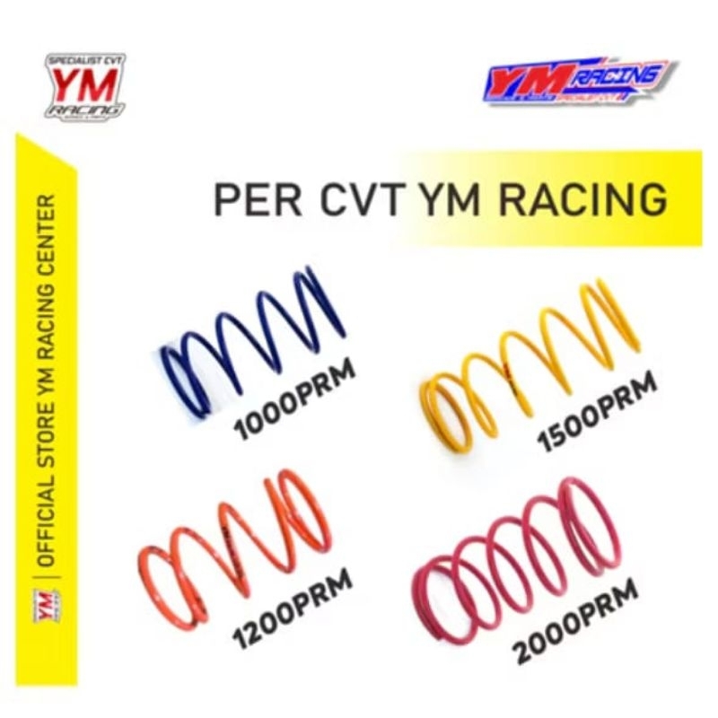 Jual PER CVT 1500 RPM PER CVT 2000 RPM 1000 RPM 1200 RPM YM RACING ...
