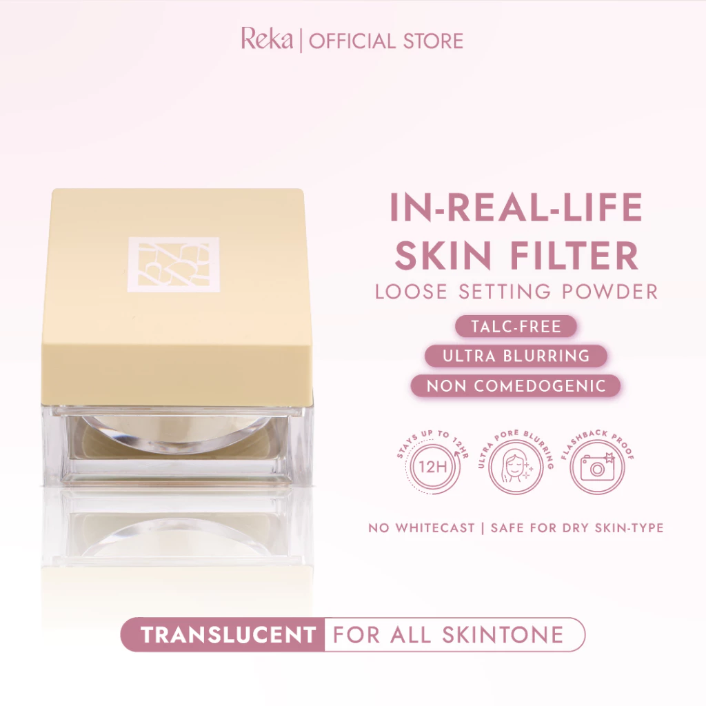 REKA In-Real-Life Skin Filter Loose Setting Powder - Astarani Glow ビューティーケア