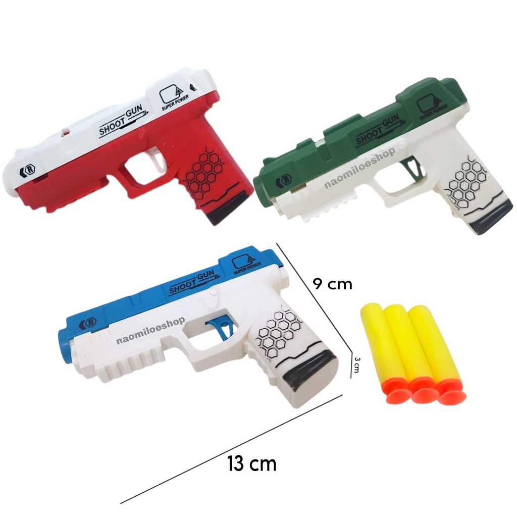 Jual Fort knight gun mainan tembakan pistol nerf shoot gun mainan ...