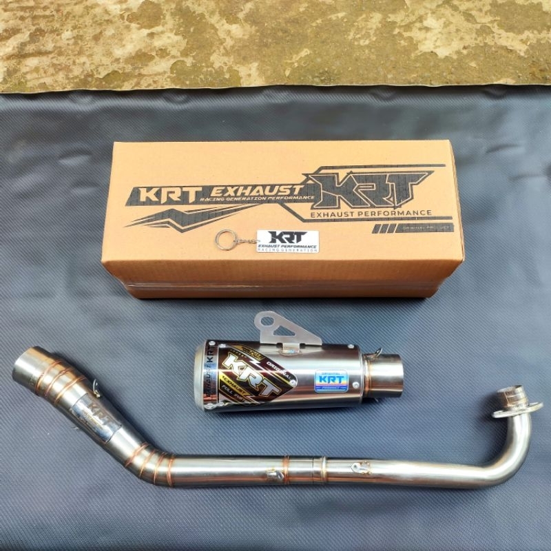 Jual Knalpot Racing KRT K2 Titan Samping Gtx Original Jupiter Shogun ...