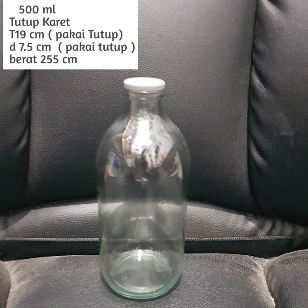 Jual / 6 ( enam ) PCS 500ml Botol Asi [ BOTOL BARU] 500 ml / Botol Kaca ...