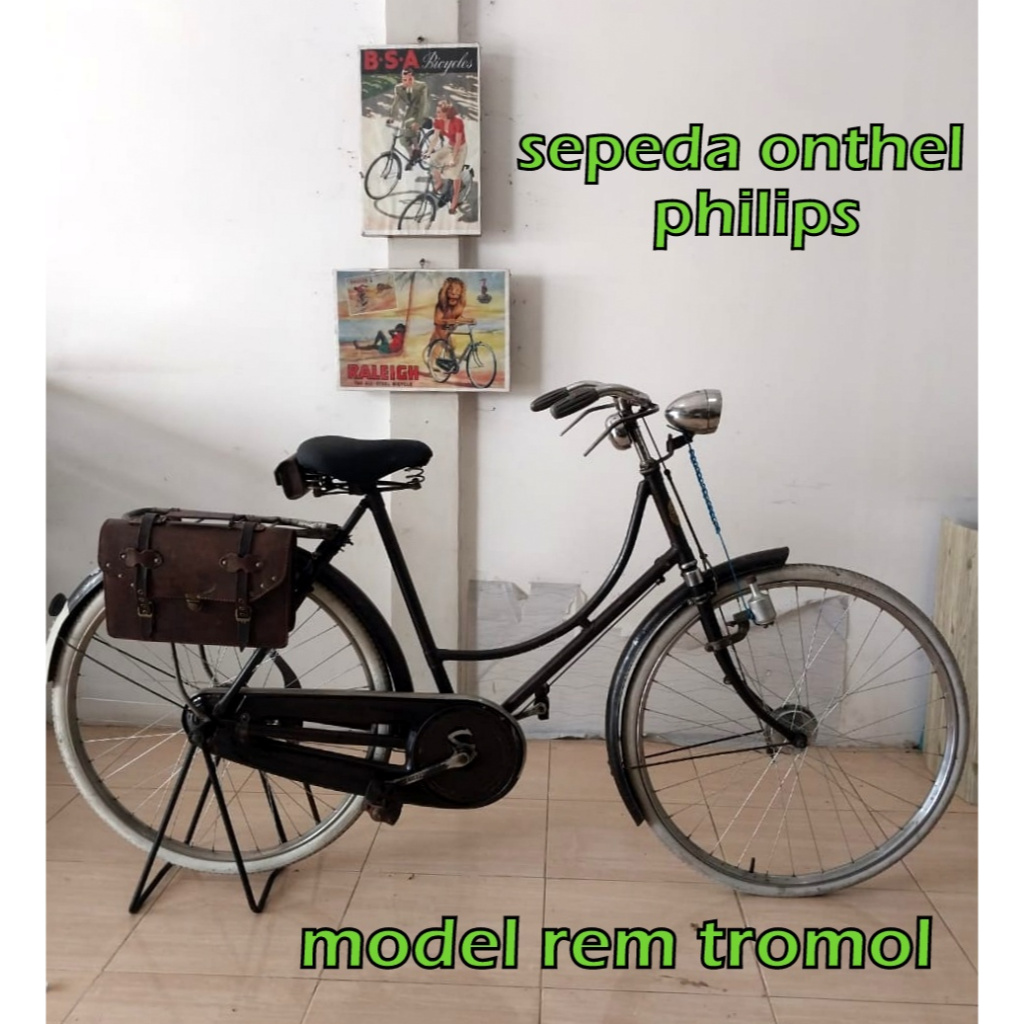 Jual sepeda onthel philips england klasik antik model rem tromol ...