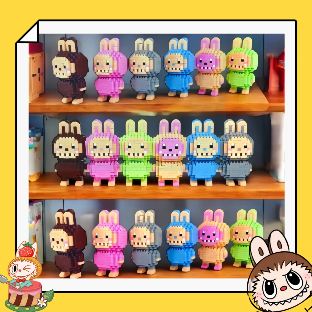 Jual Nano Blocks Bricks Labubu Mainan Balok Susun DIY Building Blocks ...